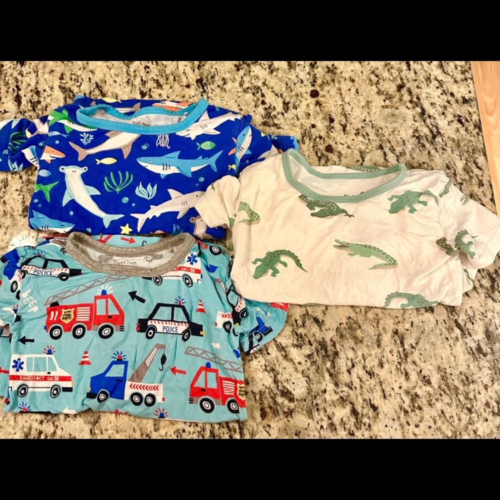 3T Short Sleeve/Shorts Pajamas - Kyte Baby and Little Sleepies - set of 3